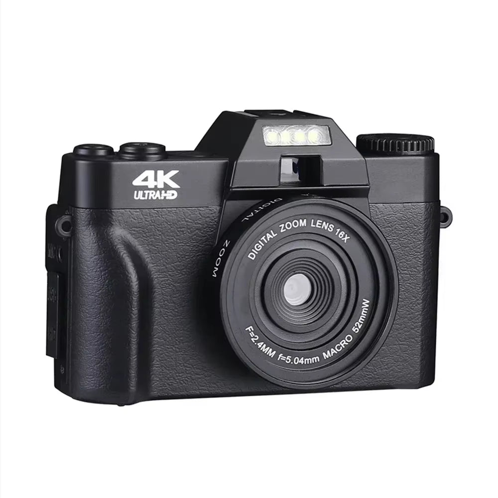 4K Digital Camera for Photography 16X Digital Zoom Vlog Camera for Youtube 75MP Wifi Autofocus Livestream Video Camera Camcorder