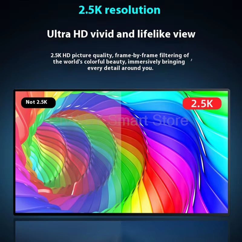 21.5 Inch 2.5K 100Hz Touch-Enabled Portable Monitor for Office Gaming Entertainment PC Extension Secondary Screen IPS Panel Thin