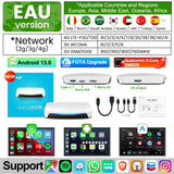 2025  HDMI Video Output Android 13 Carplay AI Box SM6225 8-Core Android Auto Wireless Carplay Split Screen Smart TV Box