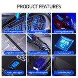 Silver Eagle G5 Mute Wired Mouse Six Keys Luminous Game E-Sports Machinery Computer Accessories Cross-Border Delivery
