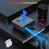 1080P Auto Focus Projector,15000Lux,Wifi/Bluetooth,4K Support,6D Keystone, 50% Zoom,Portable, HDMI/USB/AV/PS5 Compatible
