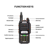 UV-98 PRO Walkie Talkie Long Range 10W High Power IP68 Waterproof Two Way Radio Dual Band FM Portable Hunting Radios