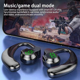 Bluetooth 5.4 Wireless Headphones, Long Battery Life, Single-Ear Digital Display, Sports, Sleep and Music Headphones