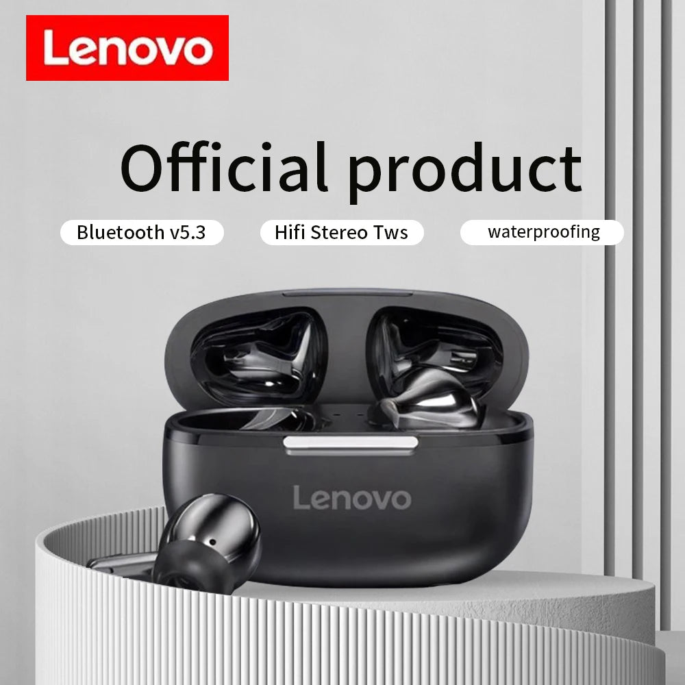 Lenovo  Wireless Earphones Bluetooth Headset In-Ear Earphones with Microphone for Ios/Android
