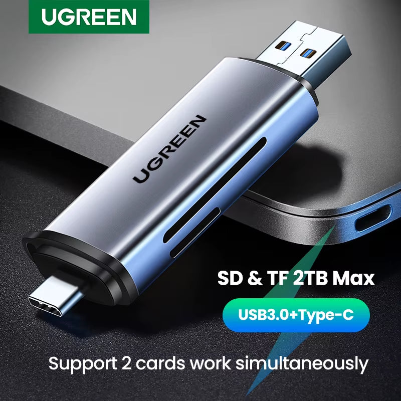 Card Reader USB3.0&USB C to SD Microsd TF Thunderbolt 3 for PC Laptop Accessories Smart Memory Cardreader SD Card Adapter