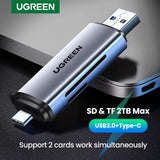 Card Reader USB3.0&USB C to SD Microsd TF Thunderbolt 3 for PC Laptop Accessories Smart Memory Cardreader SD Card Adapter