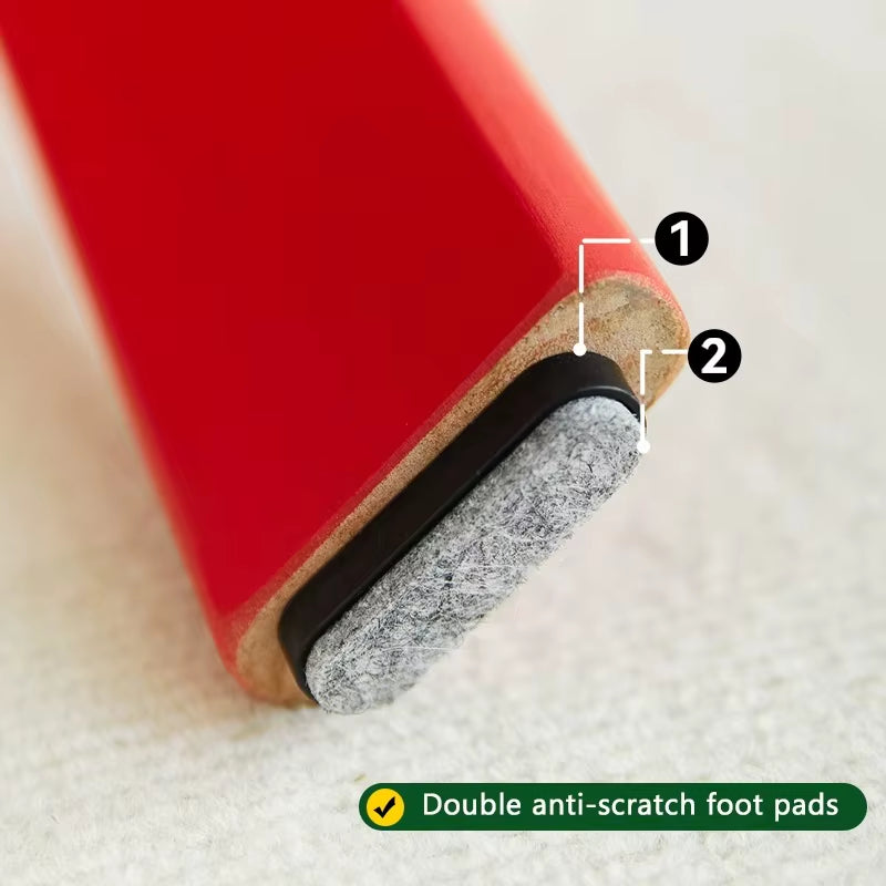 Rey Chair Nordic Beech Solid Wood Plywood Dining Stackable Vintage Curved Backrest Swiss Chair