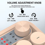 K-Snake Wk300 Wireless Dual Mode Keyboard and Mouse Set Mute with Volume Knob Desktop Laptop Universal