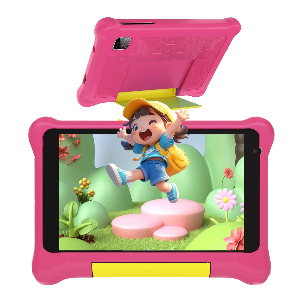 AEEZO 2025 NEW TK707 Kids Tablet 7″ Android 12 Quad Core 5GB+32GB Wifi 5000Mah Battery Dual Camera Children'S Gift Kid Software