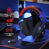 H510 PRO Zeus-X RGB Wireless Gaming Headset 7.1 Surround Sound 53MM Audio Drivers Multi Platforms Headphone