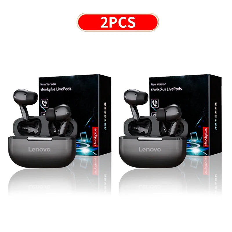 Lenovo  Wireless Earphones Bluetooth Headset In-Ear Earphones with Microphone for Ios/Android