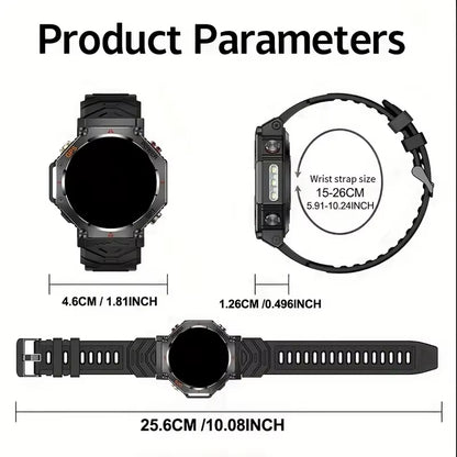 GPS Smart Watch Men Built-In GPS Bluetooth Call AI GPT Fitness Tracker Waterproof Military Sports Smartwatch for Men