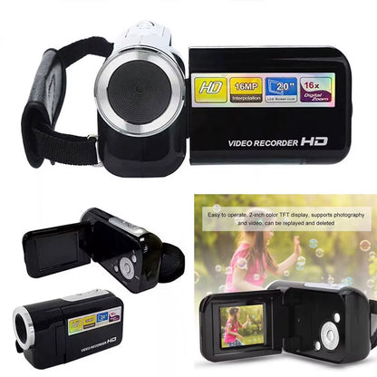 Vlog Camera 1080P Full HD 16 Million Pixels DV Camcorder Digital Video Camera 16X Digital Zoom Camera with Fill Light New Gifts