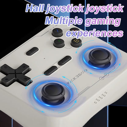 K36 Handheld Game Console 3.5Inch IPS 640X480 Screen Built in 64GB Card Support Two Game Consolesto Play Together Online