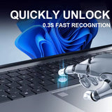 Xiaman 15.6" Laptop Computer Windows 11 Pro  Core I7 8500Y Laptop Fingerpint 16GB RAM 1TB SSD Portable Office Notebook PC