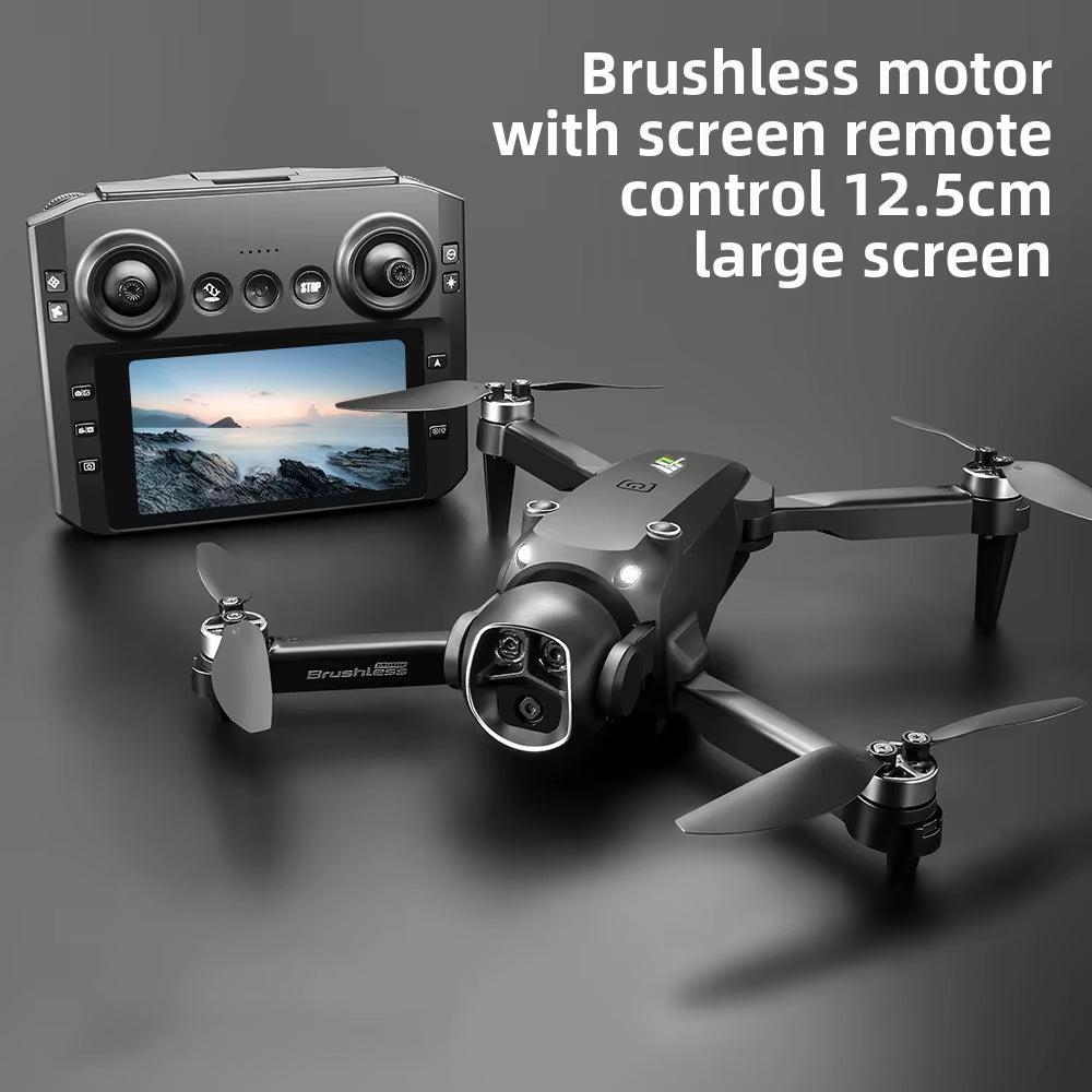 MAX Drone Professional with 3 Batteries 8K Dual Camera Optical Flow Brushless 360° Obstacle Avoidance WIFI FPV RC Dron Toys