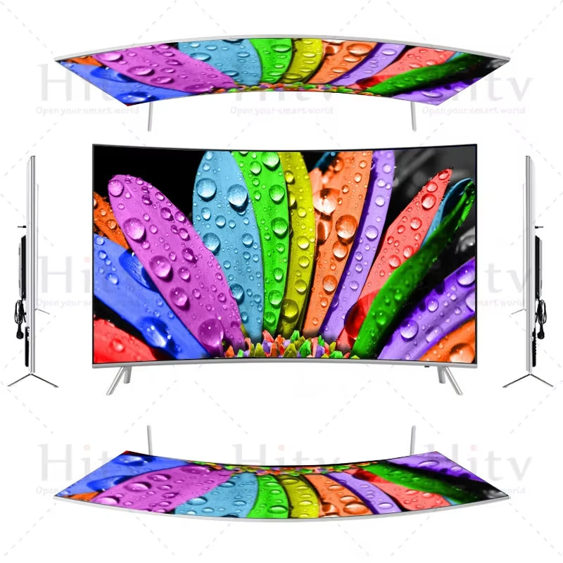 Wholesale 65 Inch LED Curved Smart Tv Android 4K Ultra HD Televisions