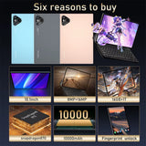 2025 New 16 Pro Tablet 10Inch Android 4K 16GB+1TB Dual SIM Snapdragon 870 Tablet PC GPS 10000Mah Tablets for Children Kids Tab