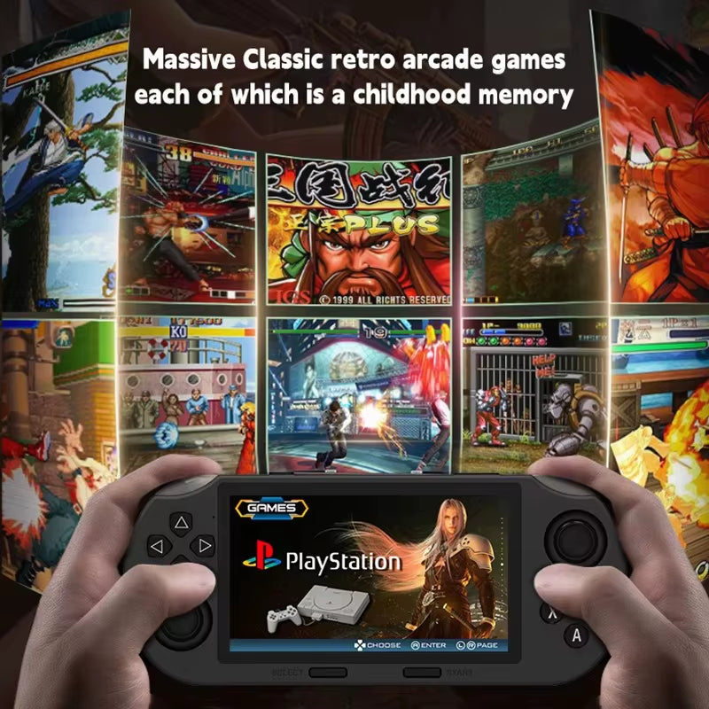 SF3000 4.5 Inch IPS Screen Portable Handheld Game Player Retro Video Game Console Built-In 20000+ Games for PS1/GBA Local Ship