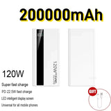 500000Mah Power Bank 120W Fast Charging Large Capacity Power Bank PD 20W Suitable for All Mobile Phones Long Endurance