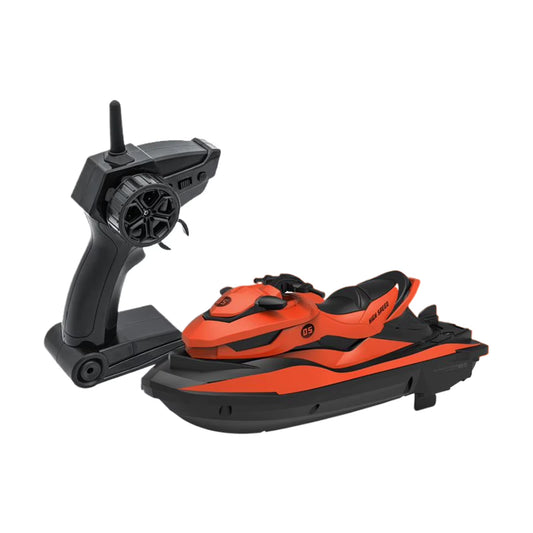 Mini Jet Ski High-Speed RC Motorboat Waterproof High-Speed Rc Toys Simulation Body Remote Control Boat for Kids Gift