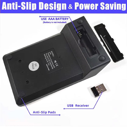 USB Wired Numeric Keypad 18-Key Mini Number Pad Portable 2.4G Wireless Digital Keyboard for Imac Macbook Laptop PC Notebook