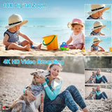 4K Digital Camera for Photography 16X Digital Zoom Vlog Camera for Youtube 75MP Wifi Autofocus Livestream Video Camera Camcorder