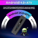 TV98 Mini TV Stick Android 14 TV Stick HDR Set Top Box 8K Video Wifi 2.4/5G Streaming Smart TV Box for Network Media Player