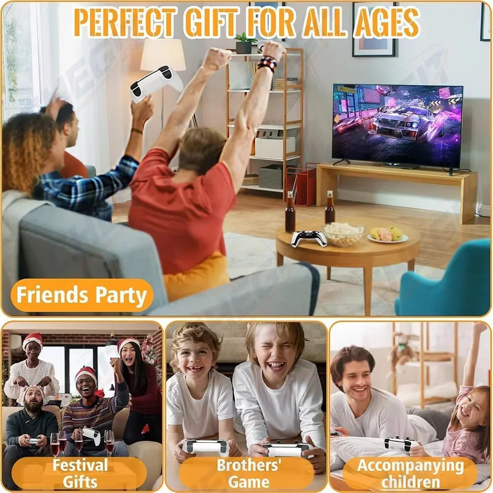 M8 PRO 64GB Game Stick 4K Video TV Game Console Wireless Gamepads Video Game 64G Classic Arcade Games HD Two-Player