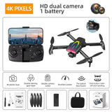 2025 New F199 RC Drone 4K Professinal with Wide Angle Triple HD Camera Foldable RC Helicopter WIFI FPV Height Hold Aircraft