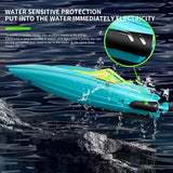 2.4G Mini RC Boat 10Km/H High Speed Boat Radio Remote Controlled Ship Dual Motor Electric Racing Speedboat Summer Water Pool Toy