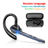 M54 Bluetooth Headset Single Wireless Earphones Driving Headphone with Dual-Mic CVC8.0 Noise Cancelling Handsfree