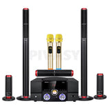 5.1 Home Theater Set 200W Peak Sound Box 8Ω Hifi Bluetooth Speaker 3-Way 3 Inch Active Audio Coaxial Optical USB for Home KTV