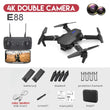 RC Drone New E88Pro 4K Professinal 2 Batteries with 1080P Wide Angle Dual HD Camera Foldable RC Helicopter WIFI FPV Height Hold