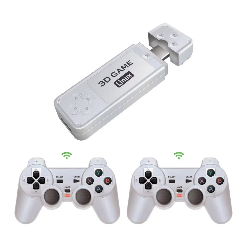 Y6 Retro Game Console 4K 60Fps HDMI Output Low Latency GD10 TV Game Stick Dual Handle Portable Home Game Console Kid Gift