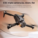 MAX Drone Professional with 3 Batteries 8K Dual Camera Optical Flow Brushless 360° Obstacle Avoidance WIFI FPV RC Dron Toys