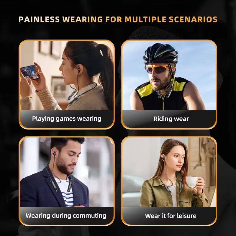 2023 New True Wireless BT Headphones: High Quality, Long Life, Digital Display and Pluggable Memory Card Playback!