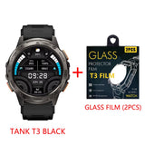 Original  TANK T3 Smart Watch for Men Military Smartwatch Women Digital Fitness Watches AMOLED AI Voice AOD Bluetooth