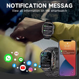 2025 for Xiaomi Outdoor Sports Smart Watch GPS Trackr 5ATM Flashlight 1.96" HD Display Screen Bluetooth Call Men Fitness Watches