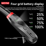 MZYMI I35 Wireless Earphone Bluetooth5.1 Neckband in Ear Headphone 9D Hifi Stereo Sport Running Headset for Android Ios
