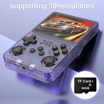 64G Memory Card Built-In 15000+ Game Game Memory Card Support 10+ Emulators Game Memory Card for R36S Handheld Game Console