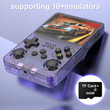 64G Memory Card Built-In 15000+ Game Game Memory Card Support 10+ Emulators Game Memory Card for R36S Handheld Game Console