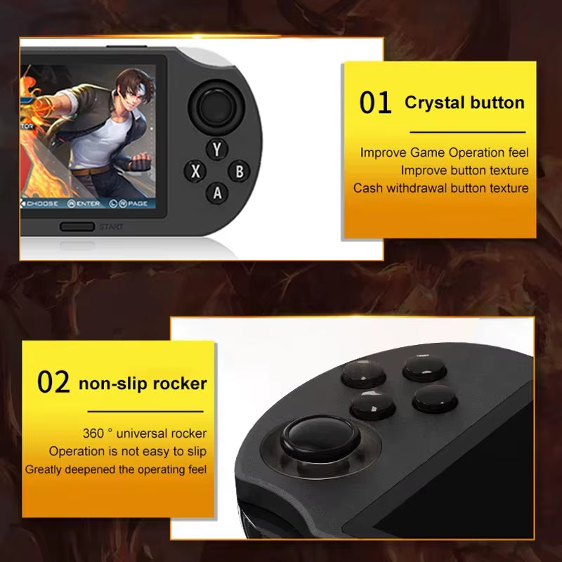 SF3000 4.5 Inch IPS Screen Portable Handheld Game Player Retro Video Game Console Built-In 20000+ Games for PS1/GBA Local Ship