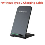 65W Wireless Charger Station Earphone Phone Fast Charging Charger Holder for Iphone 16 15 14 13 Pro Max Samsung S24 S23 Xiaomi