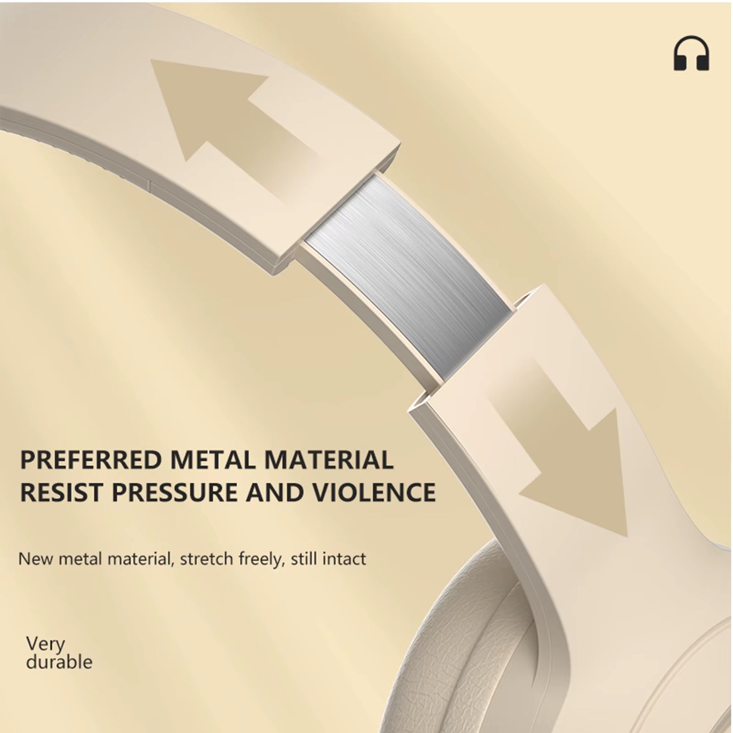 Wireless Bluetooth Headphones over Ear HIFI Stereo Headsets Noise Reduction Sports Gaming Earphones Music Player with Mic Gifts