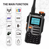 UV-K68 Walkie Talkie Air Band Radio TYPE-C K68 Charge UHF VHF DTMF FM NOAA Wireless Frequency Two Way Radio