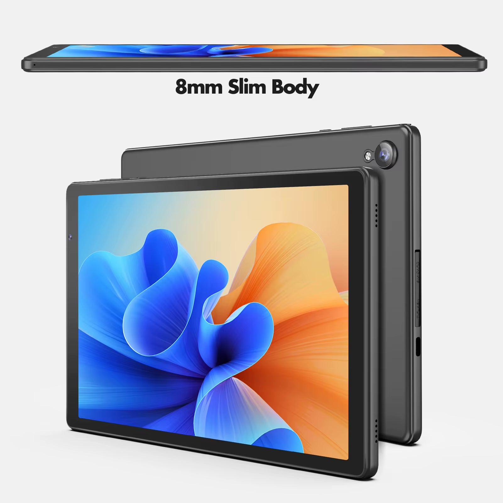 Tablet 10 Inch Android 12 32GB ROM 512GB Expand Tablets, 2GB RAM Wi-Fi 6 Tablet PC with 1.6Ghz Quad Core CPU, 10.1 Inch