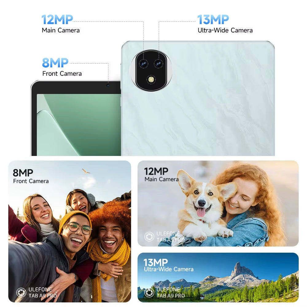 【2025 New】 Tab A9 Pro Kids 4G Tablet Android 15 RAM(8+8) 128GB ROM 5040Mah 8.68" Display Child-Friendly TÜV Eye-Comfort