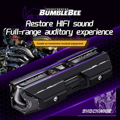 Ship from US  TF-T01 Gaming Earphones Bluetooth 5.4 ENC Noise Reduction Headphones HD Call Music Earbuds Bumble Bee