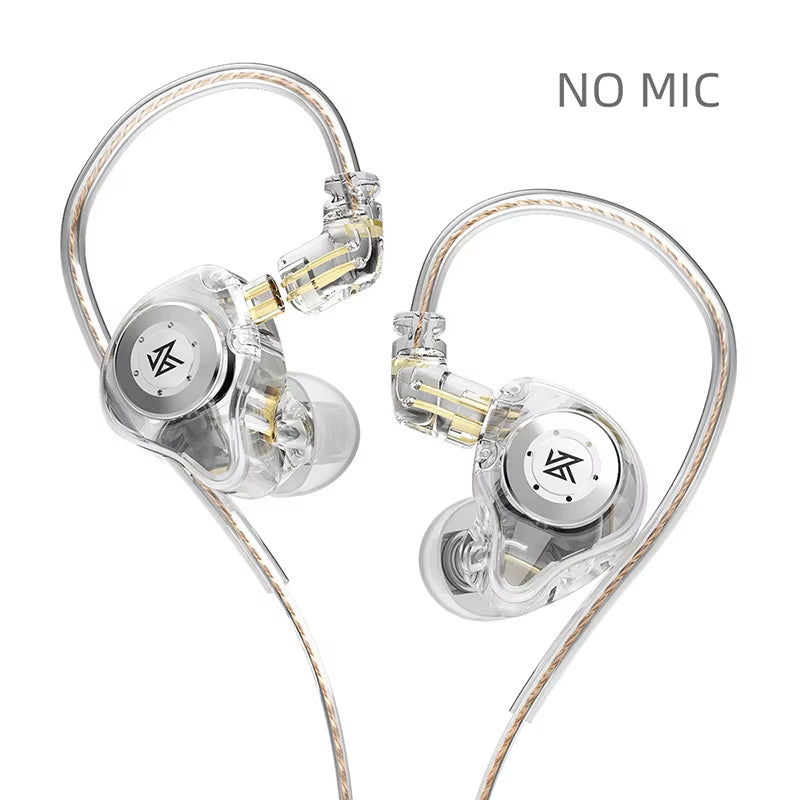 KZ EDX Pro Earphones Dynamic in Ear Monitor Hifi Wired Headphones Bass Stereo Game Music Earplugs Noice Cancelling Headset